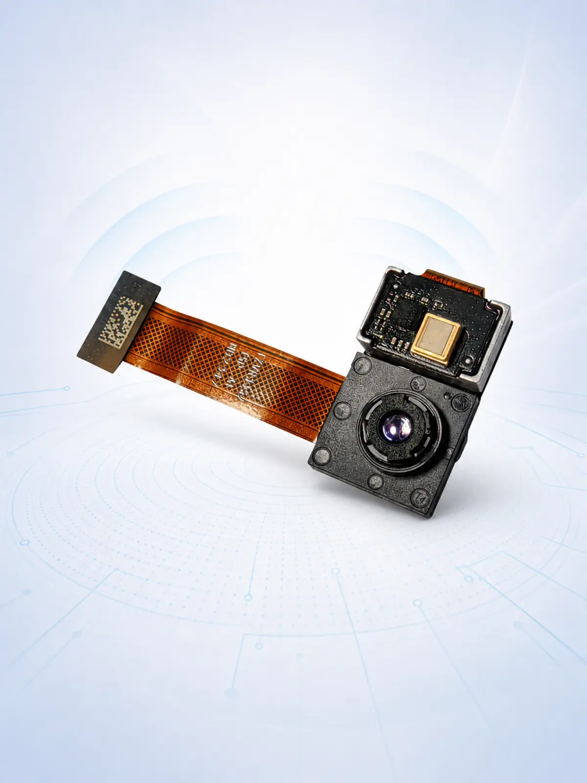 X-D450 embedded 3D iToF camera module with ribbon cable by X-Dynamics