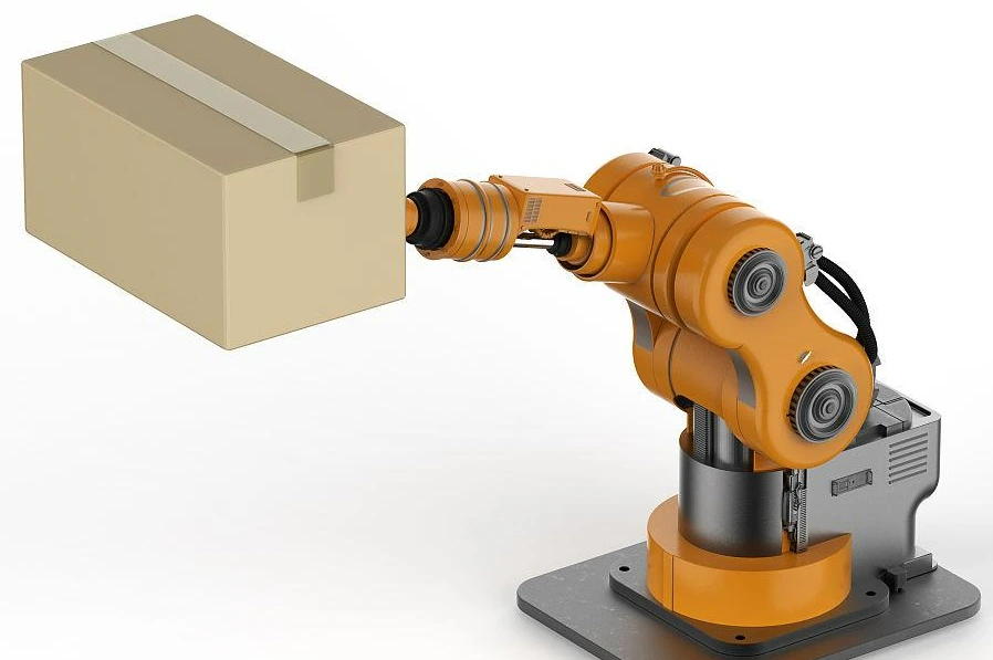 Autonomous industrial vehicle equipped with a 3D vision sensor navigating through a factory campus
