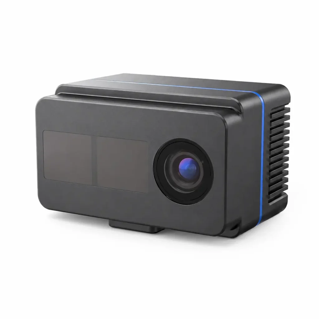 X-D1100 3D iToF depth camera on a white background