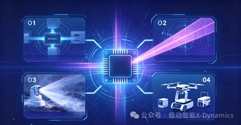 dToF laser ranging module for UAVs robots and industrial applications