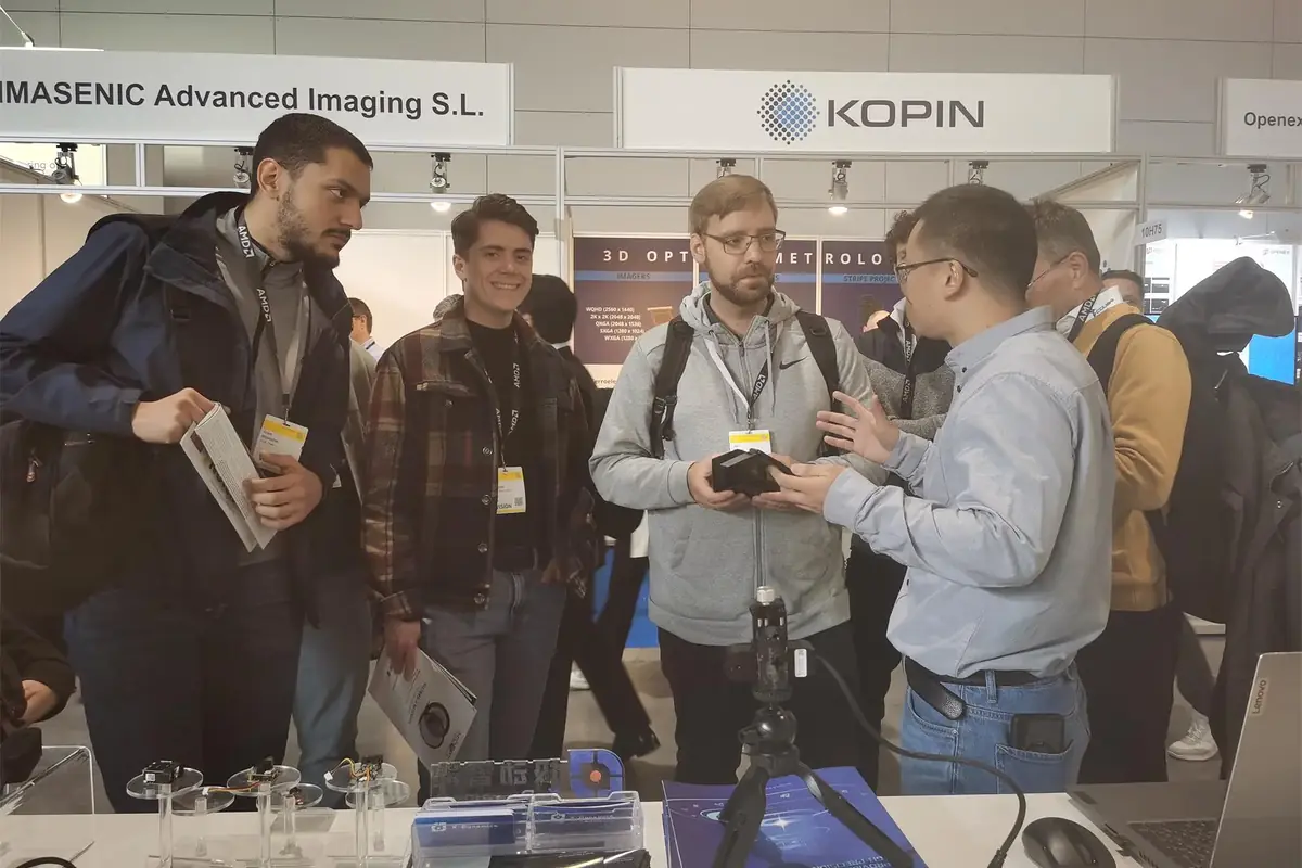 X-dynamics team at a 3D vision exhibition in Germany