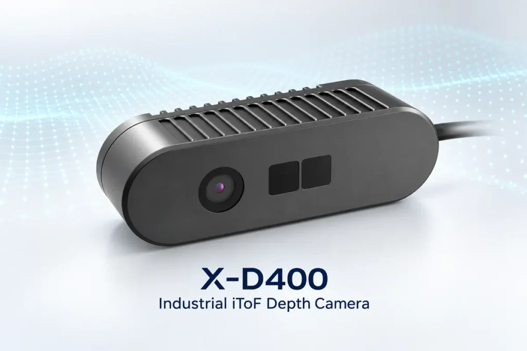 X-D400 industrial iToF depth camera for robotic 3D perception and obstacle avoidance
